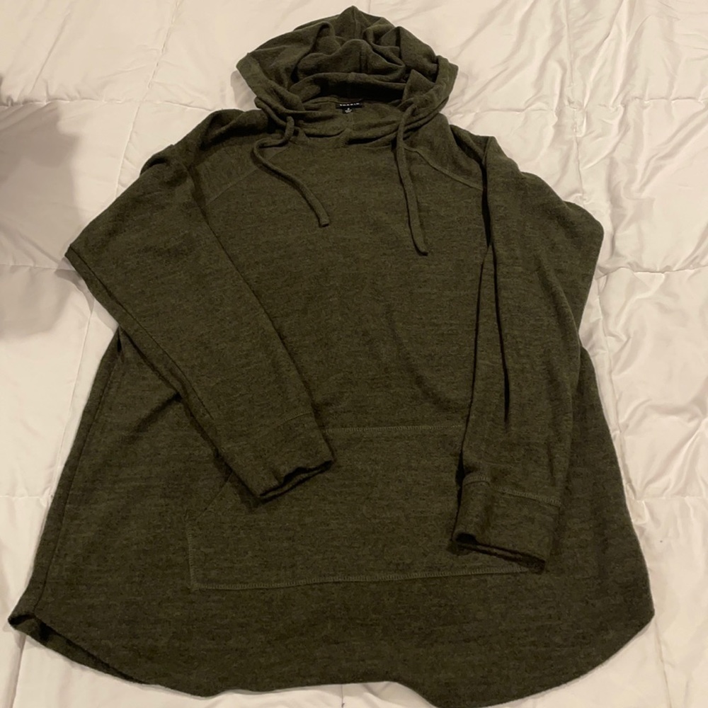Torrid Funnel Neck Tunic Hoodie